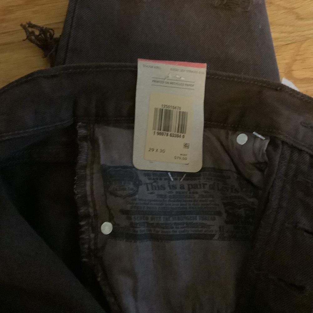 Levi's 501 Original Straight Leg Jeans - Picture 12 of 14